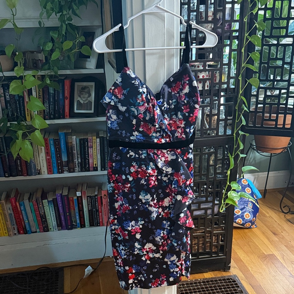 Guess Floral Black Dress